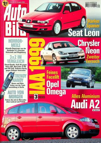 Deckblatt Auto Bild (34/1999)